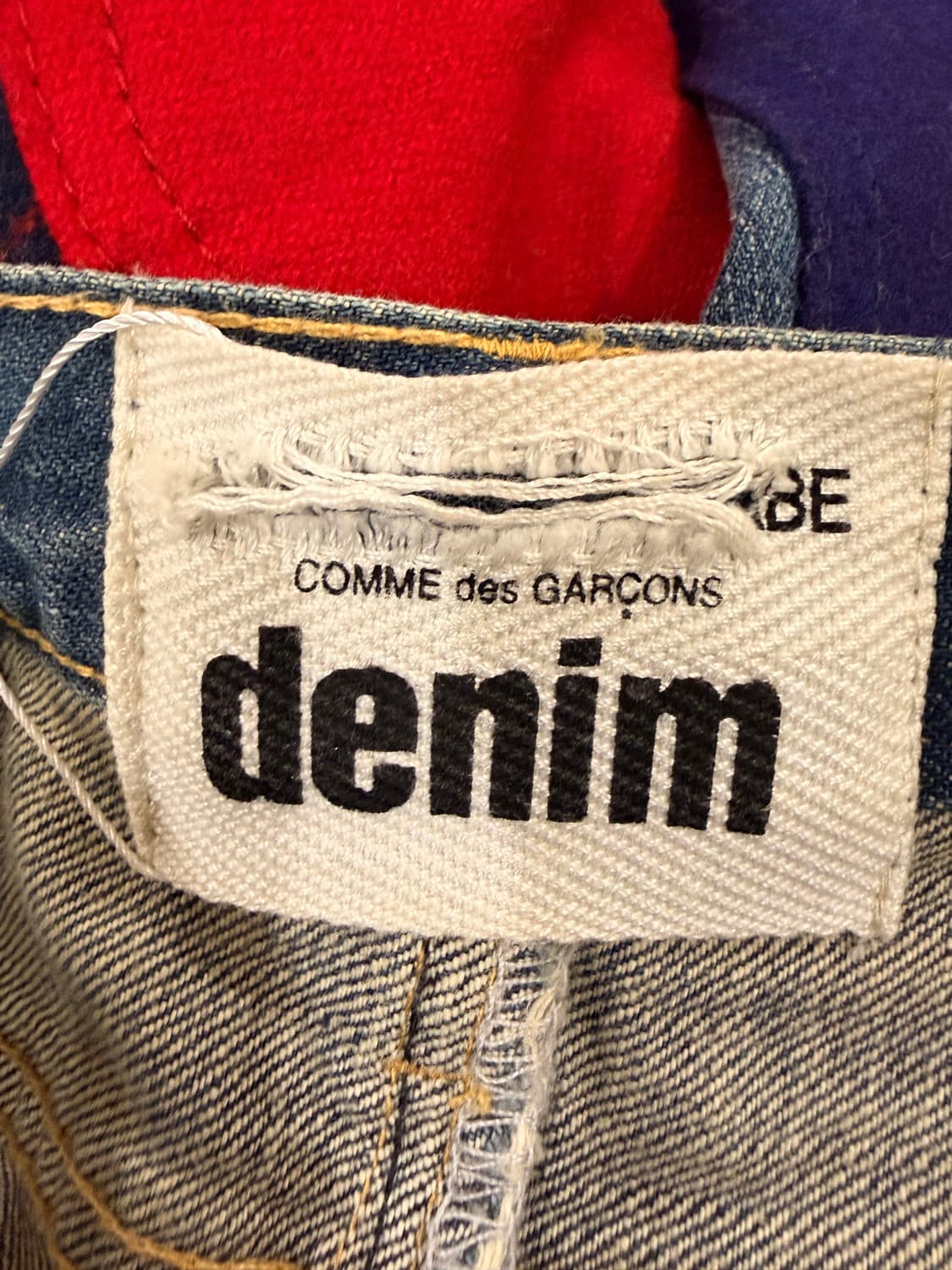 준야와타나베 패치워크 데님 스커트 상품이미지6