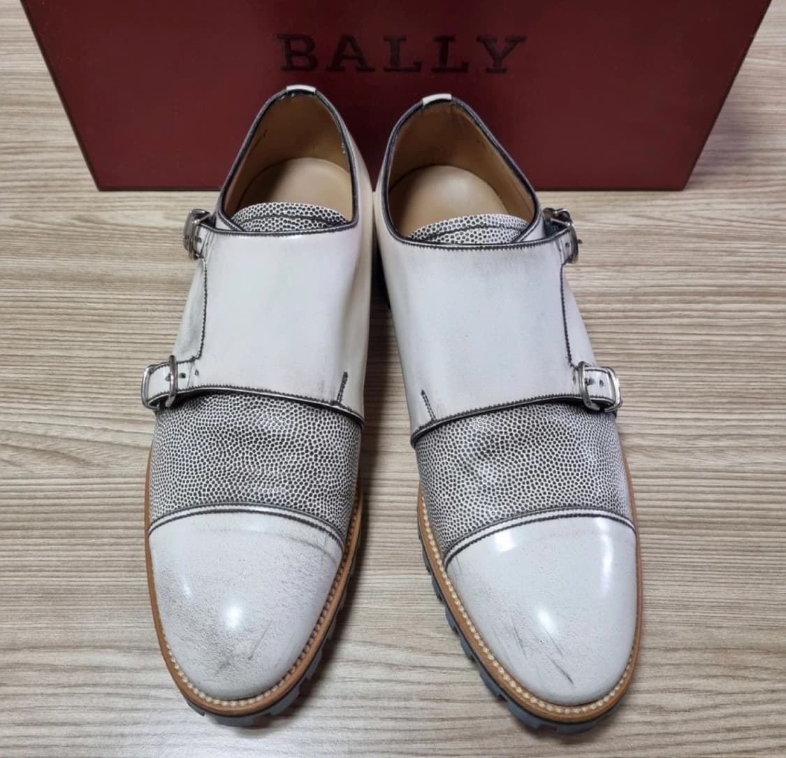 BALLY 발리 몽크 더블 스트랩 남성 구두 us7 eu6 fr40 상품이미지1