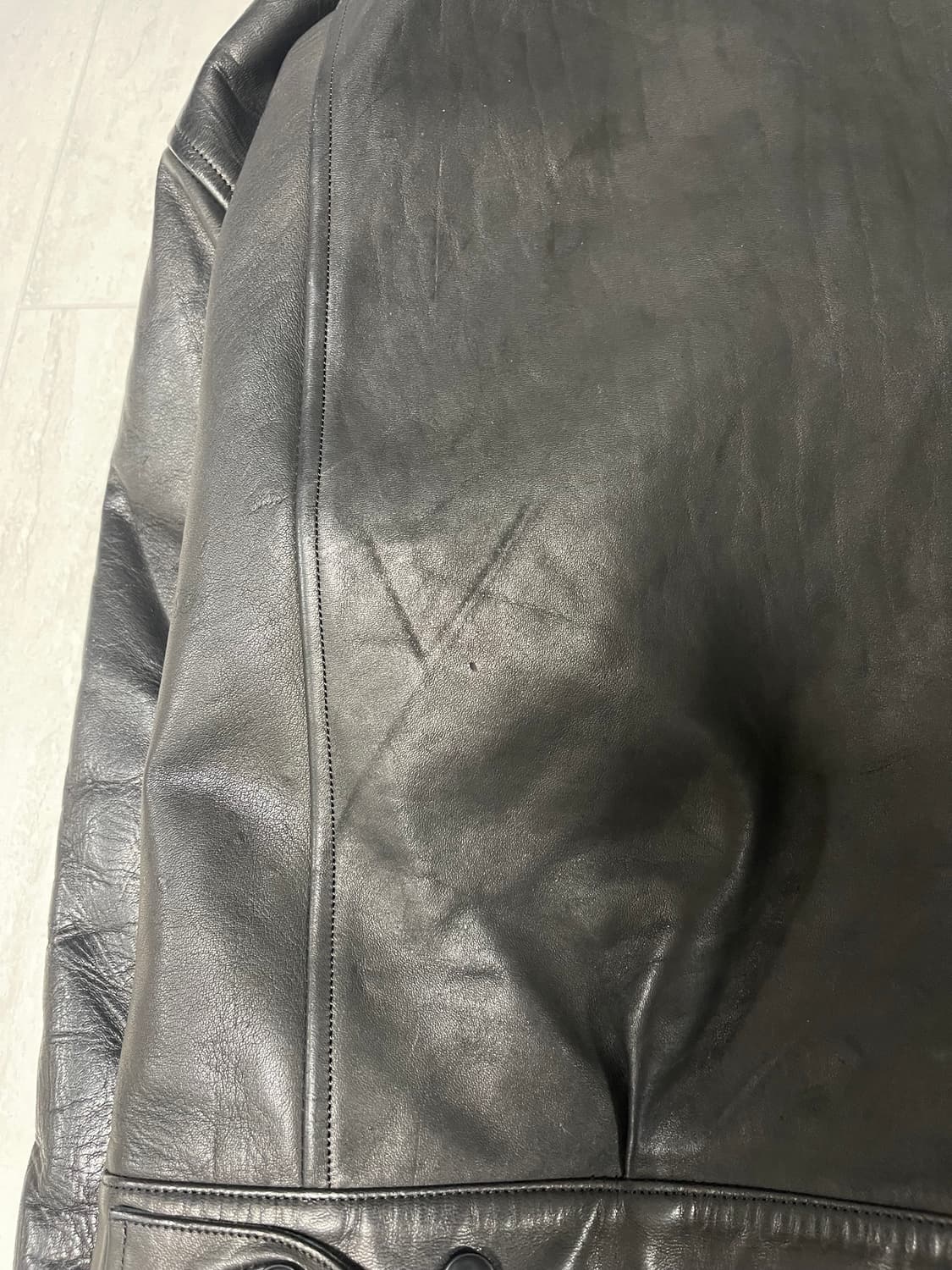 올드조 / 홀스하이드 가죽자켓 / 42블랙 상품이미지7