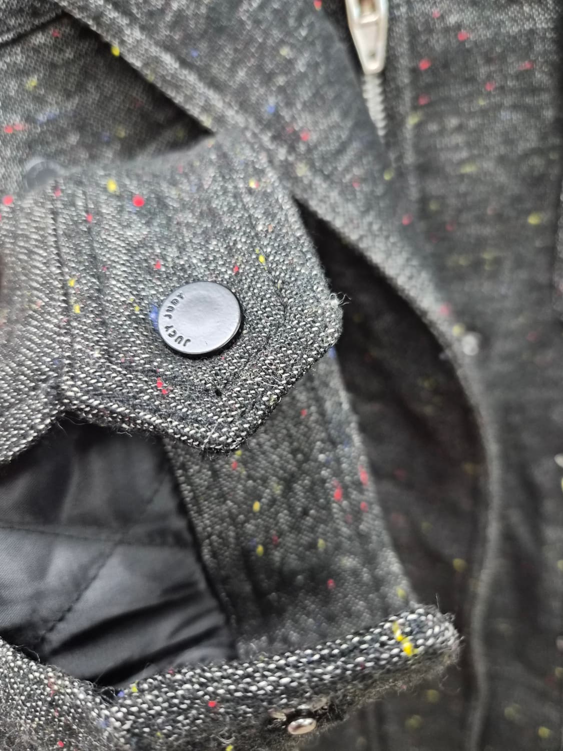 쥬시쥬디 옷핀 자수와팬 뽀글이 점퍼 상품이미지5