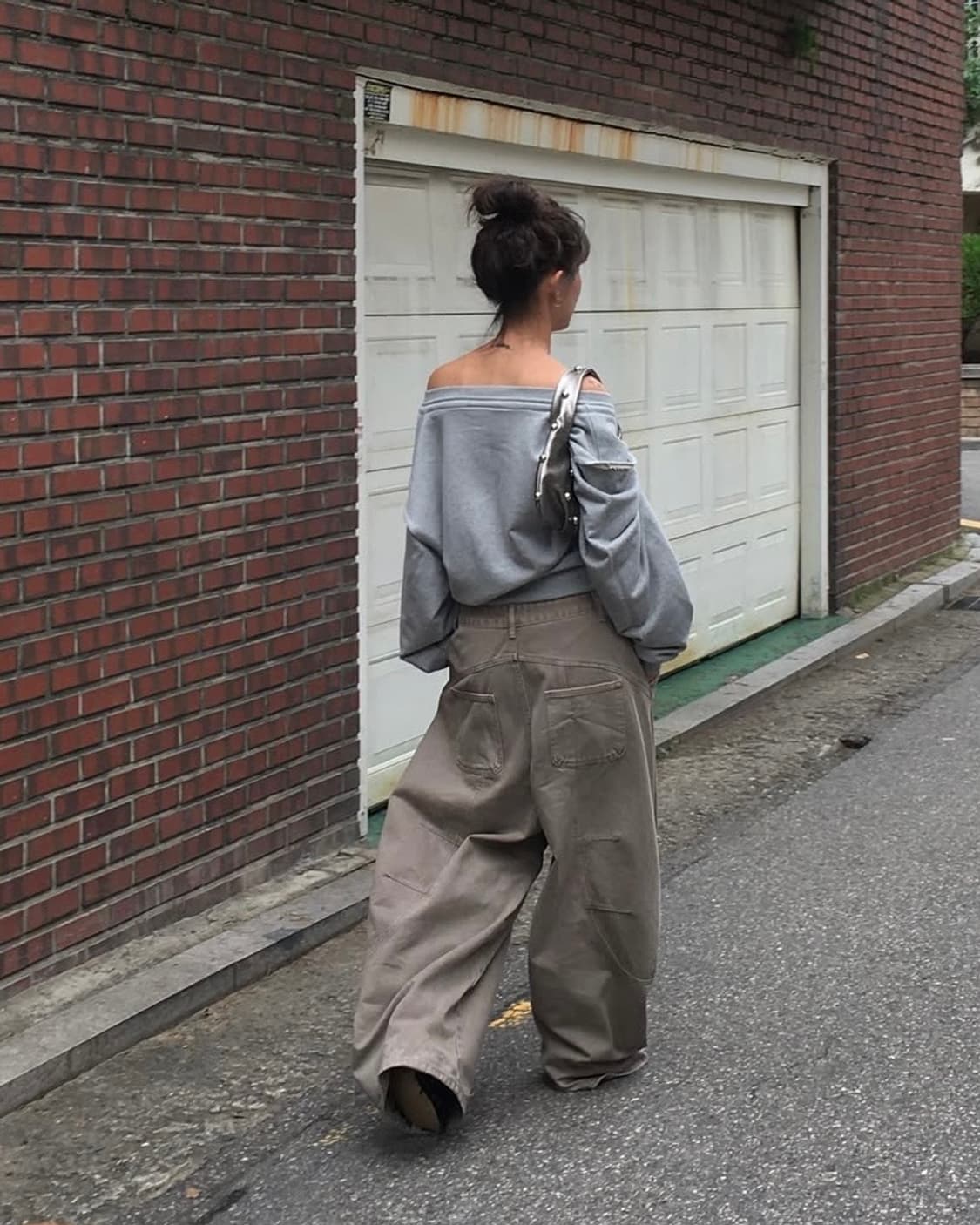 텍스처서울 그레이 후디 집업 상품이미지5