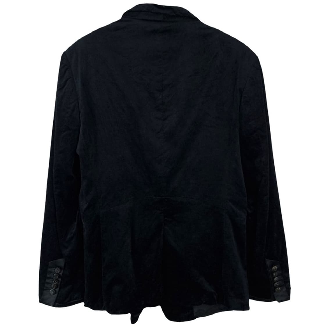 [타임] 주름가공 링클 플리츠 벨벳 블레이저 자켓 블랙 M19626 상품이미지3