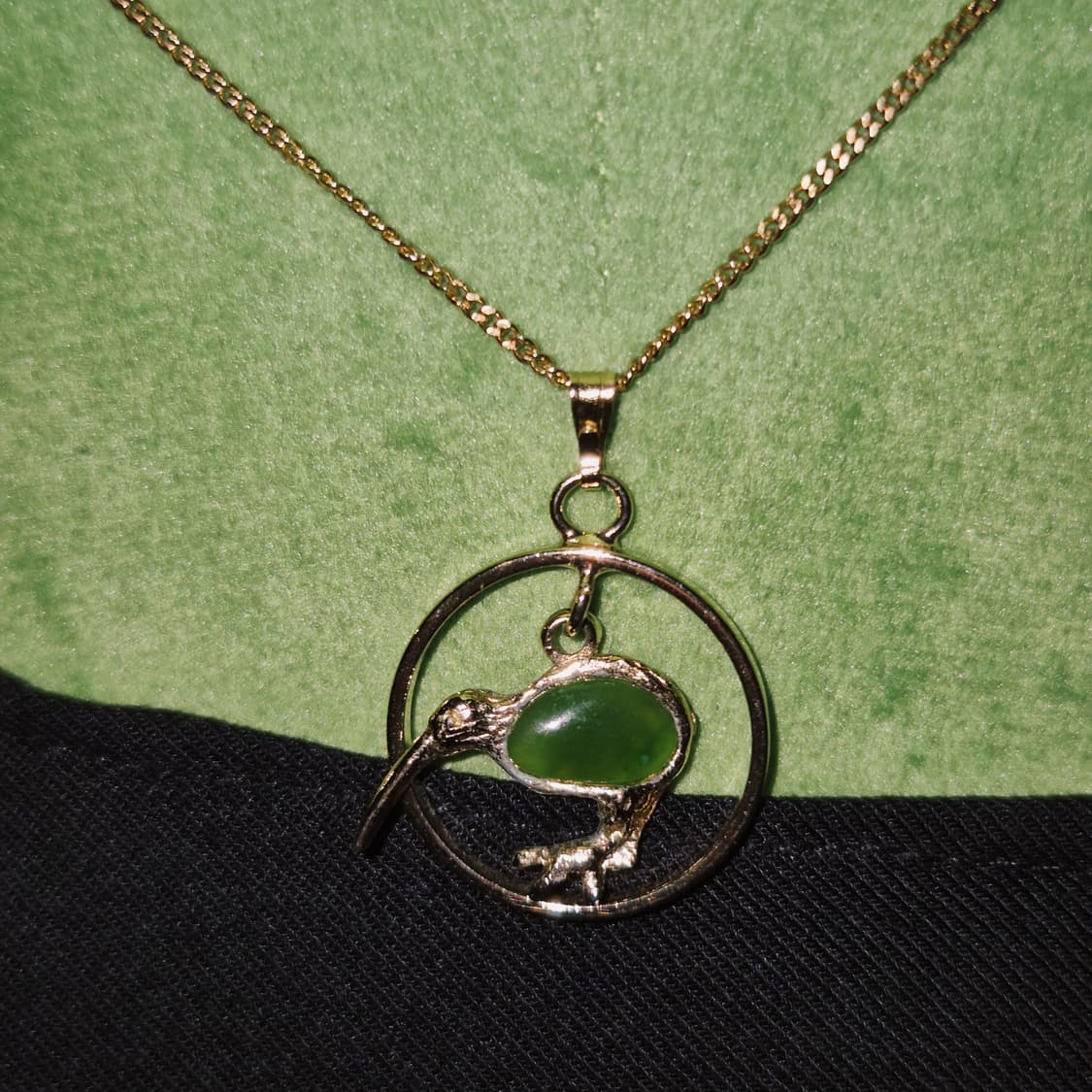 80s 뉴질랜드 아리키 22k 키위새 목걸이 상품이미지7