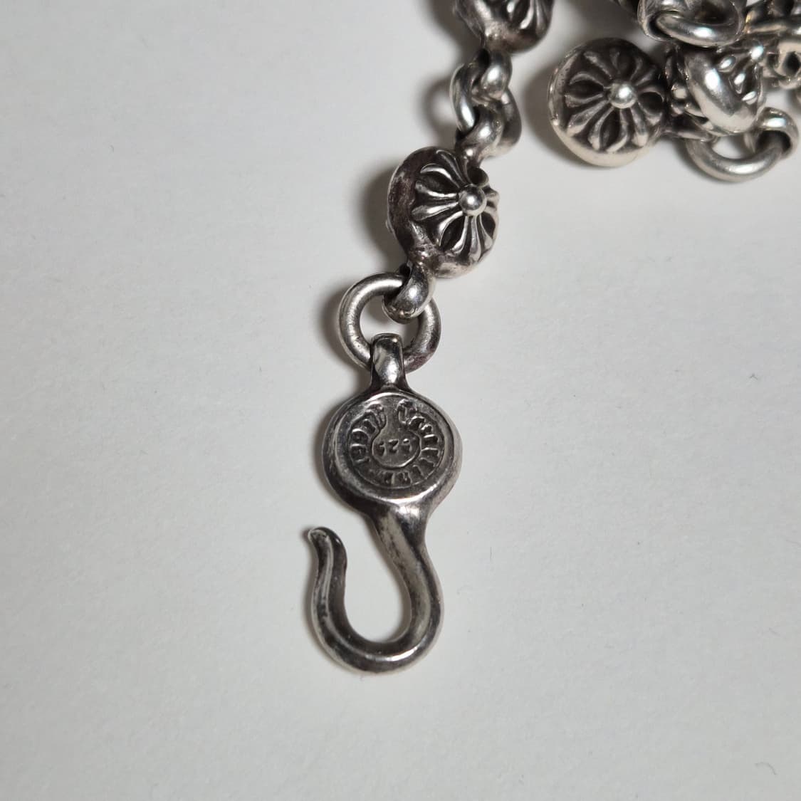 크롬하츠 스몰크로스+크로스볼목걸이 24인치 상품이미지5