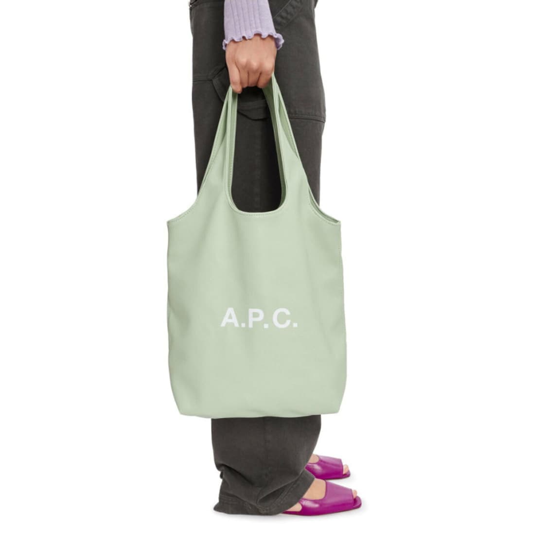아페쎄 스몰 니논 토트 아몬드그린 상품이미지1