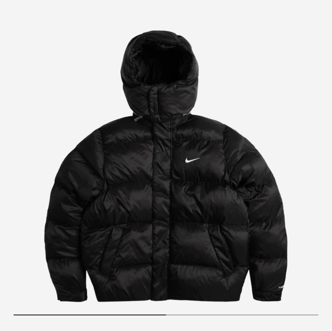 [L] 나이키 라이프 써마핏 퍼퍼 자켓 블랙 - 아시아 (이동휘 패딩) 상품이미지2