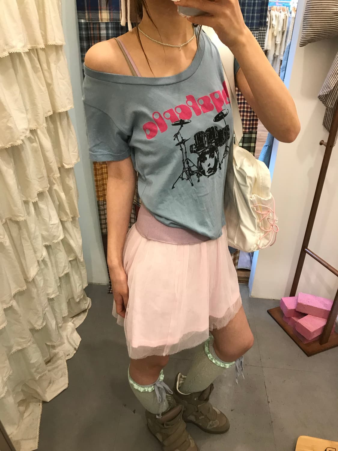히스테릭글래머 소라 반팔티셔츠 상품이미지4
