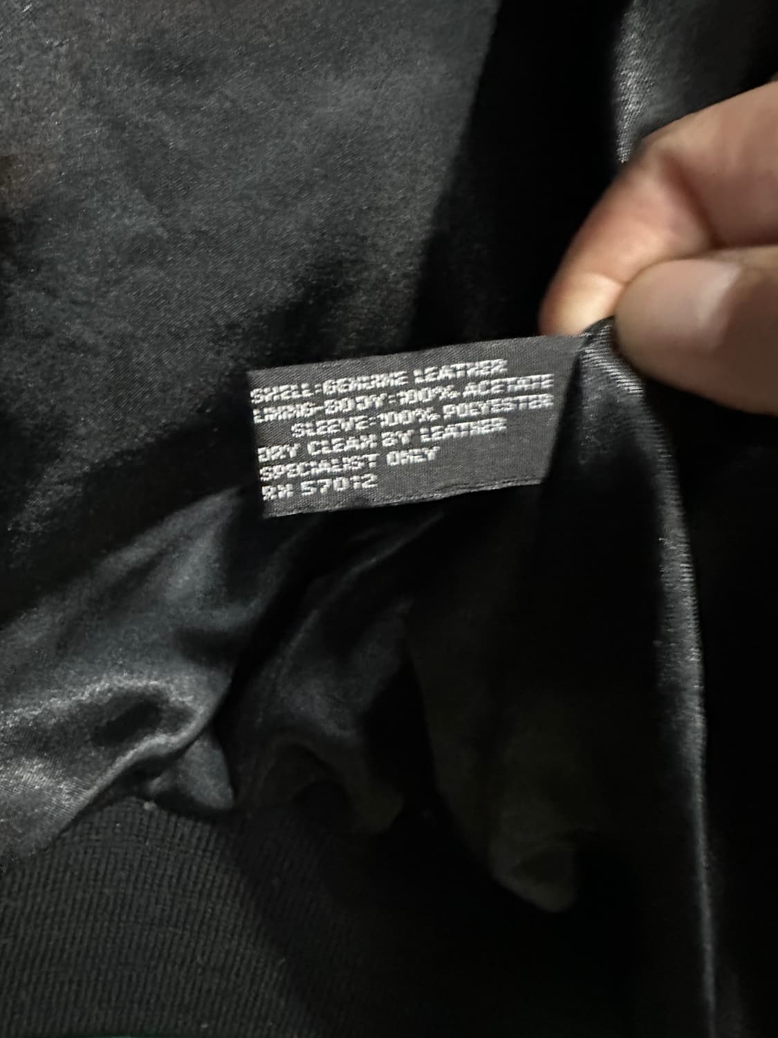 90s 가죽배색 바시티자켓 105 상품이미지6