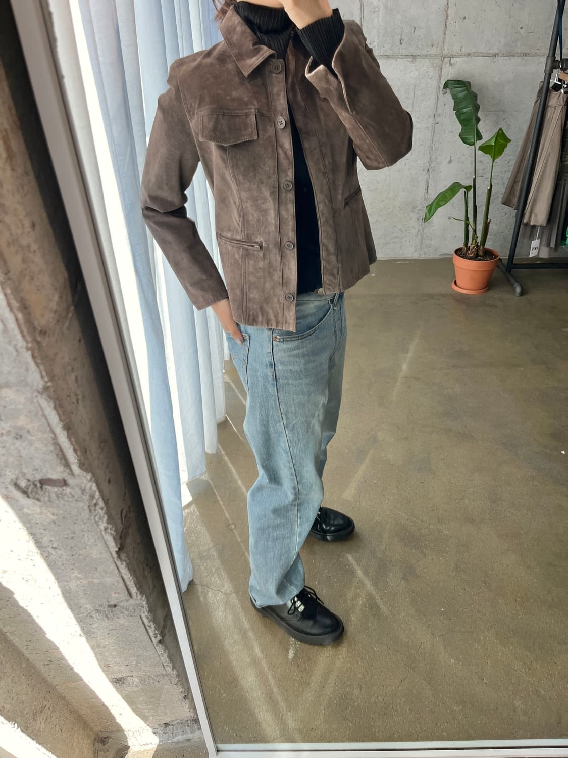 Bellucci 리얼 돈피 스웨이드 자켓 상품이미지4