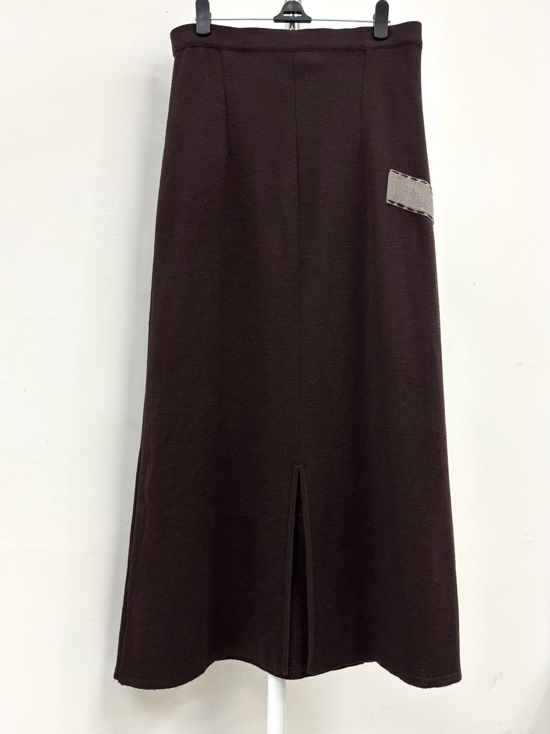 빈티지 브라운 니트 스커트 상품이미지6