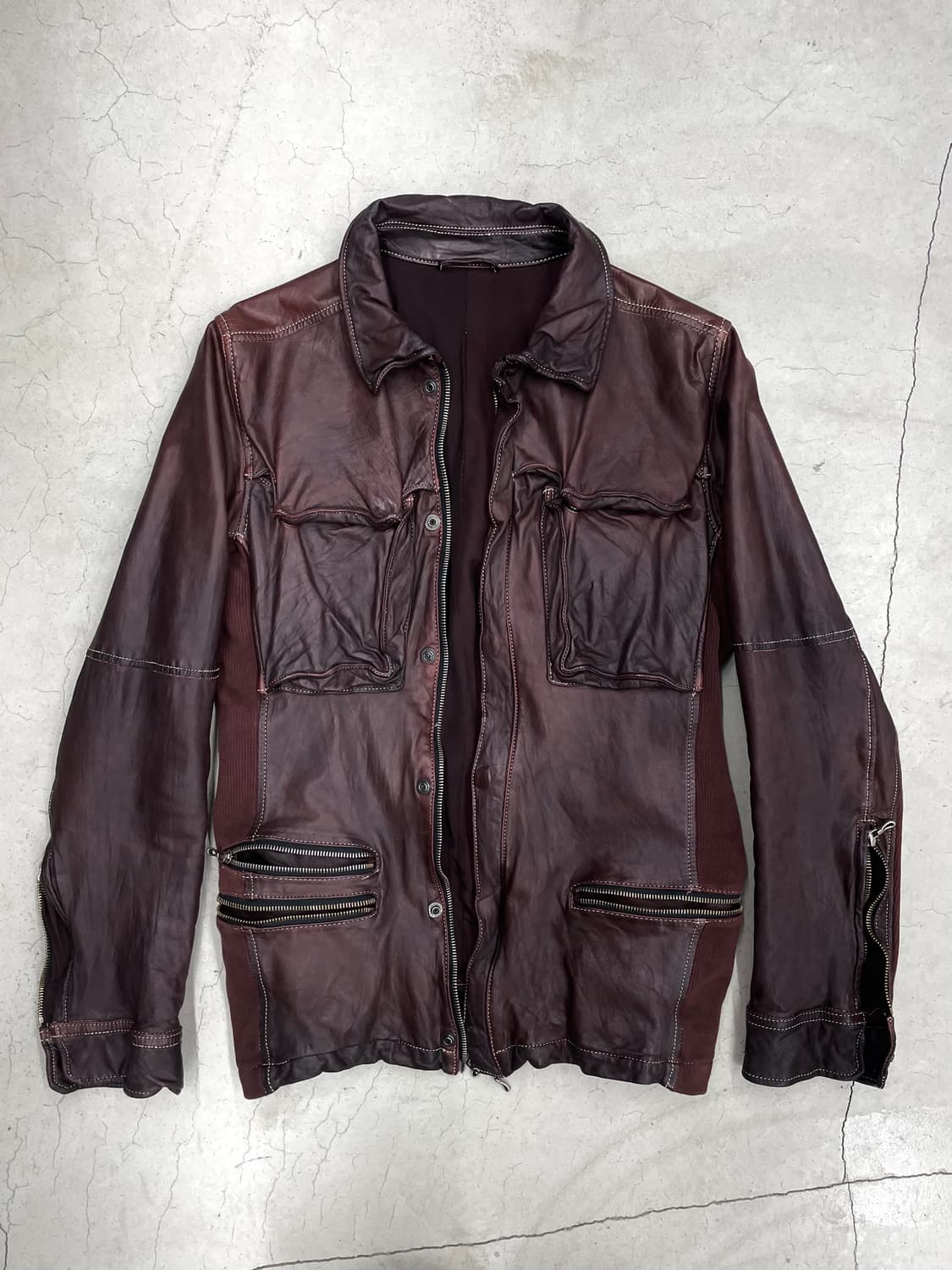 00‘s Kyoji Maruyama leather jacekt 상품이미지1