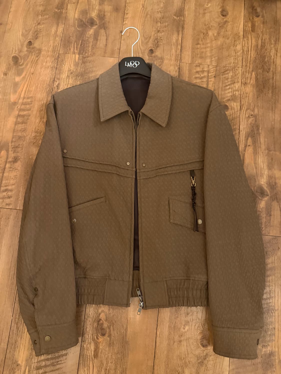 엘무드 더스티 웨스턴 블루종 자켓(카키) 상품이미지4