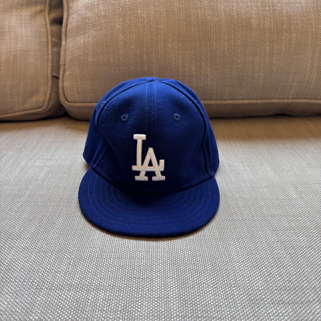 뉴에라(New Era)의 59FIFTY 라인 블루 볼캡 아동용 상품이미지1