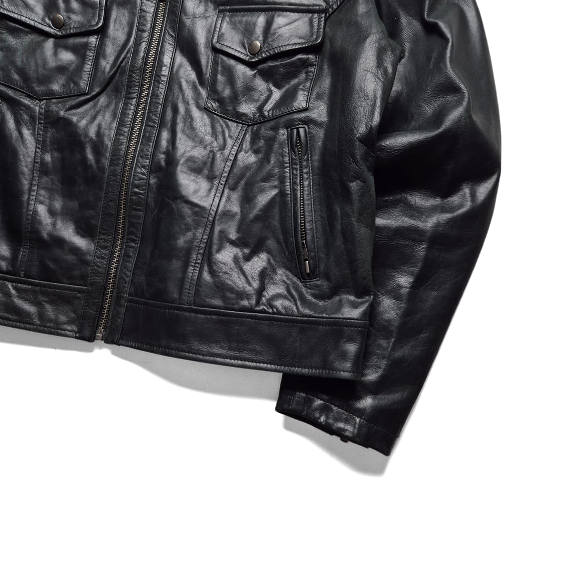 [L] 론 프리미엄 골드 양가죽 자켓 상품이미지4