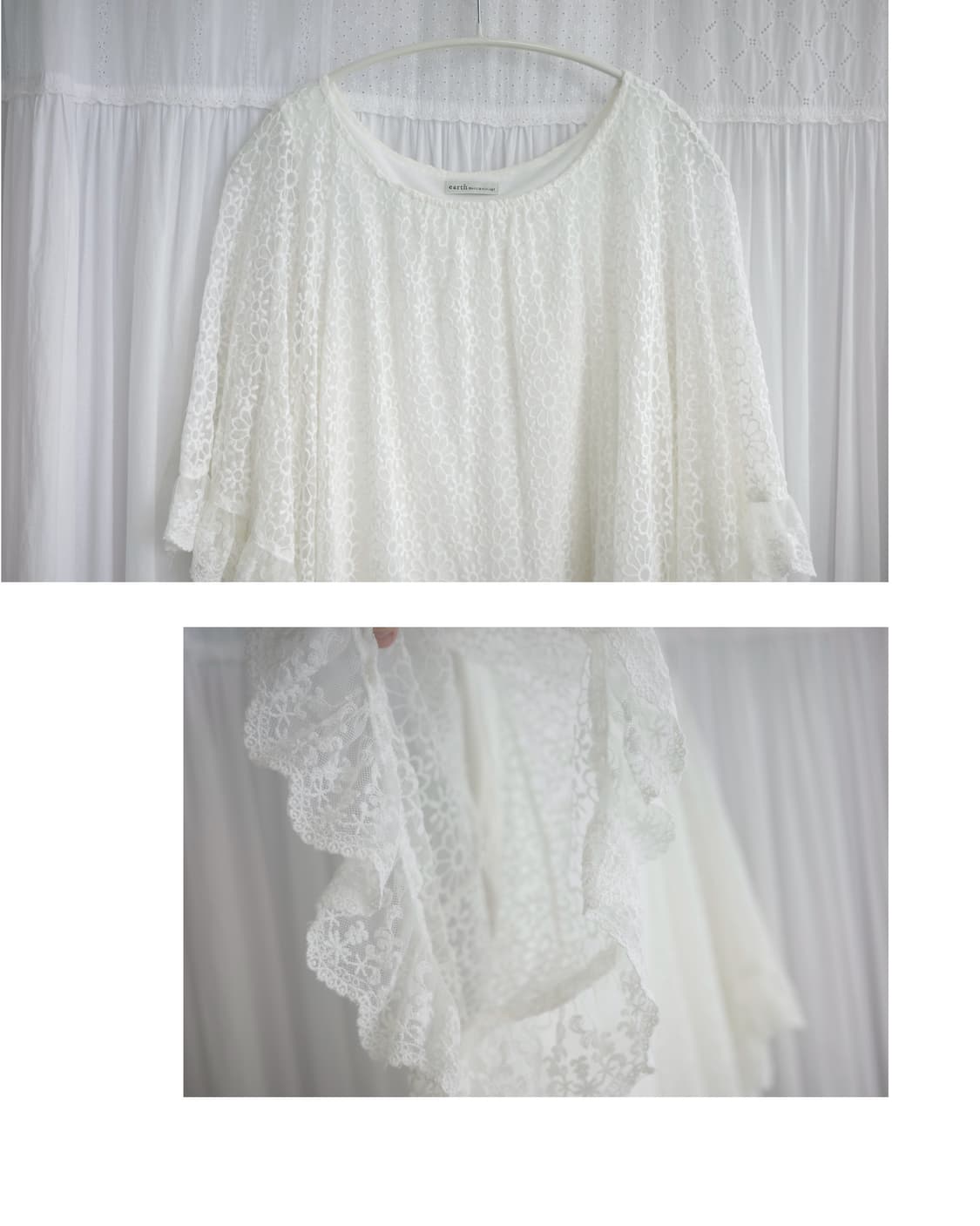 earth music&ecology flower cloak tee 상품이미지4