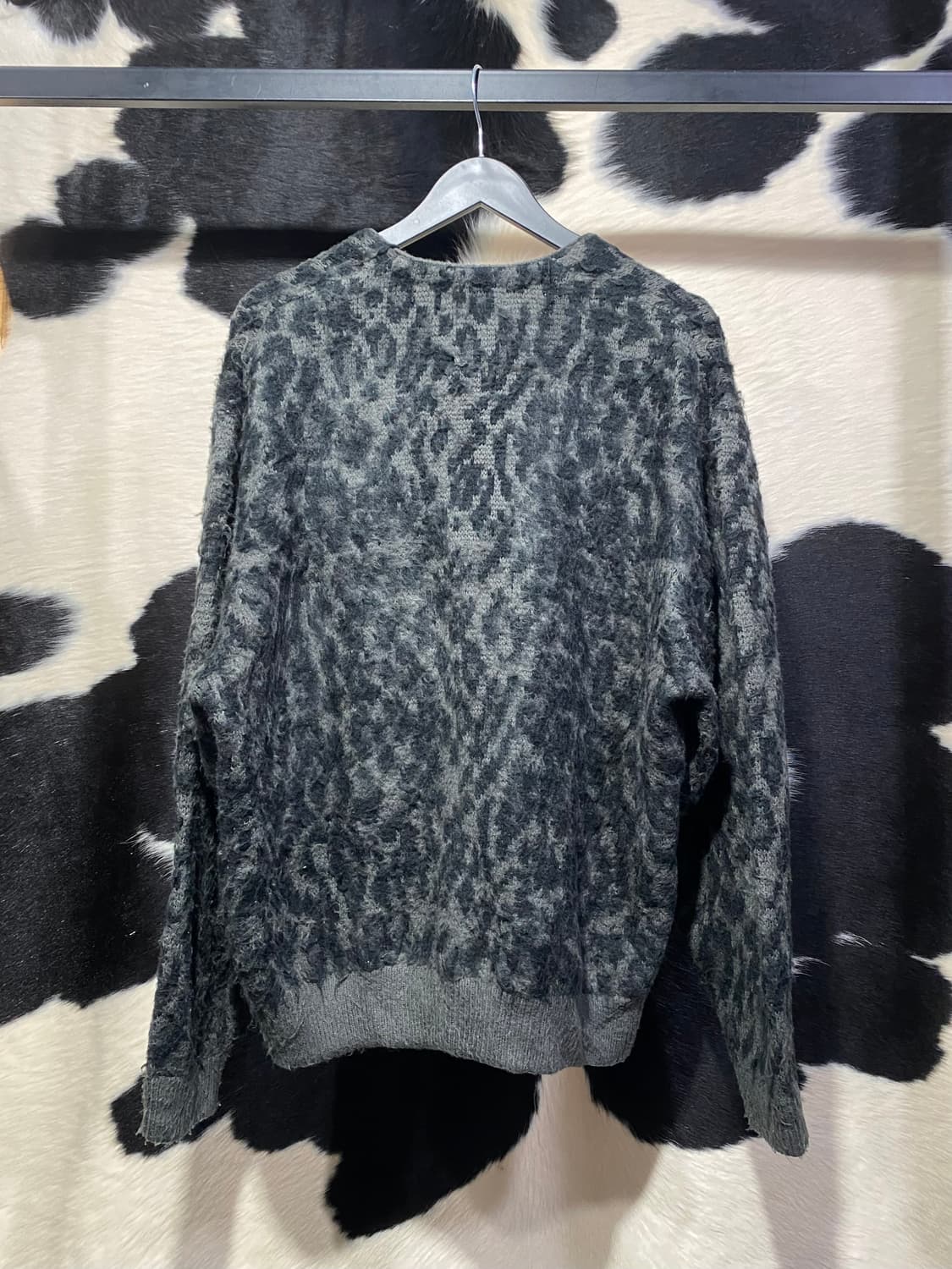 Towncraft 그레이 레오파드 가디건 상품이미지4