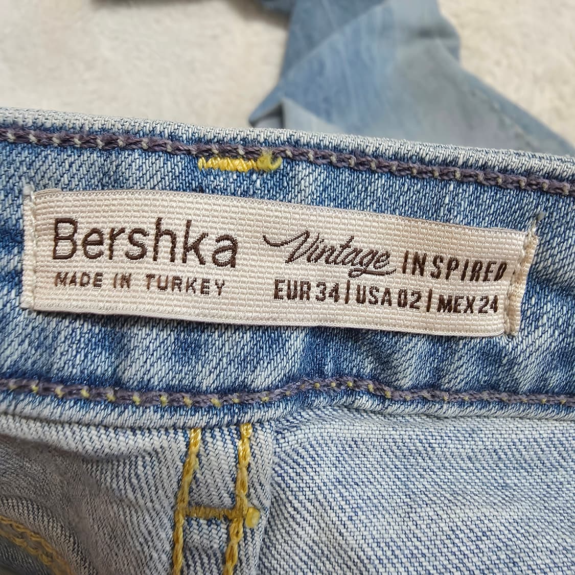 (24)버쉬카 스키니진 데미지 워싱 데님 팬츠 상품이미지6