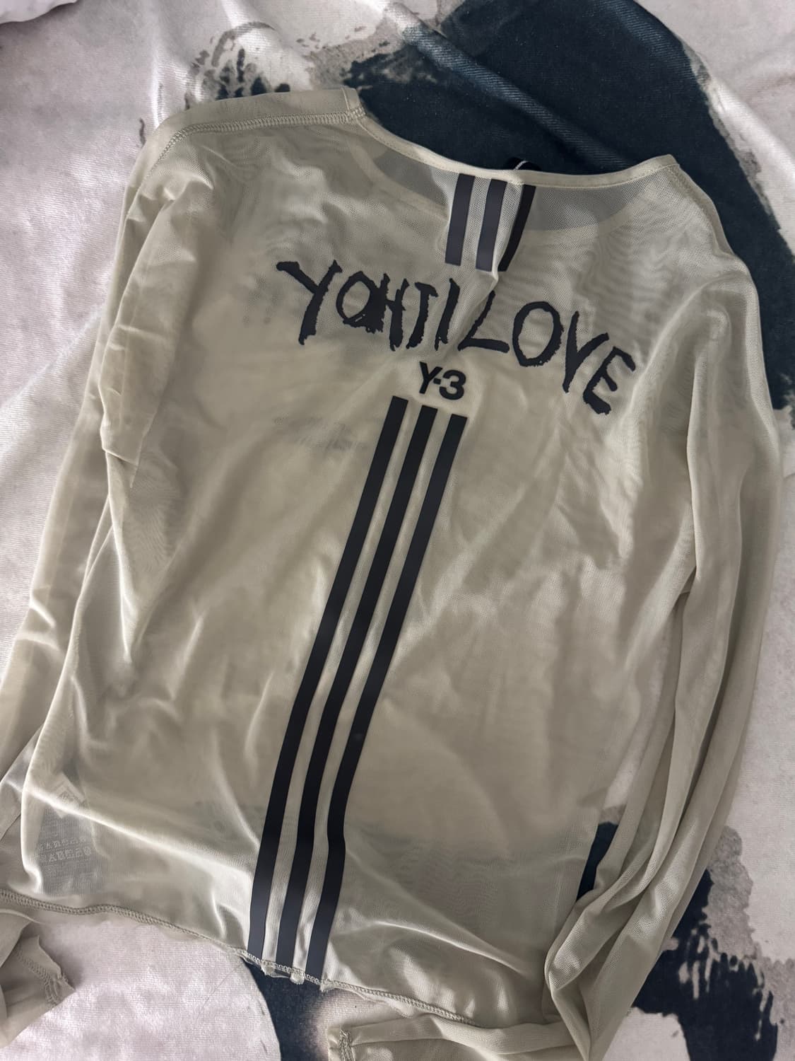 요지야마모토 메쉬 티셔츠 상품이미지3