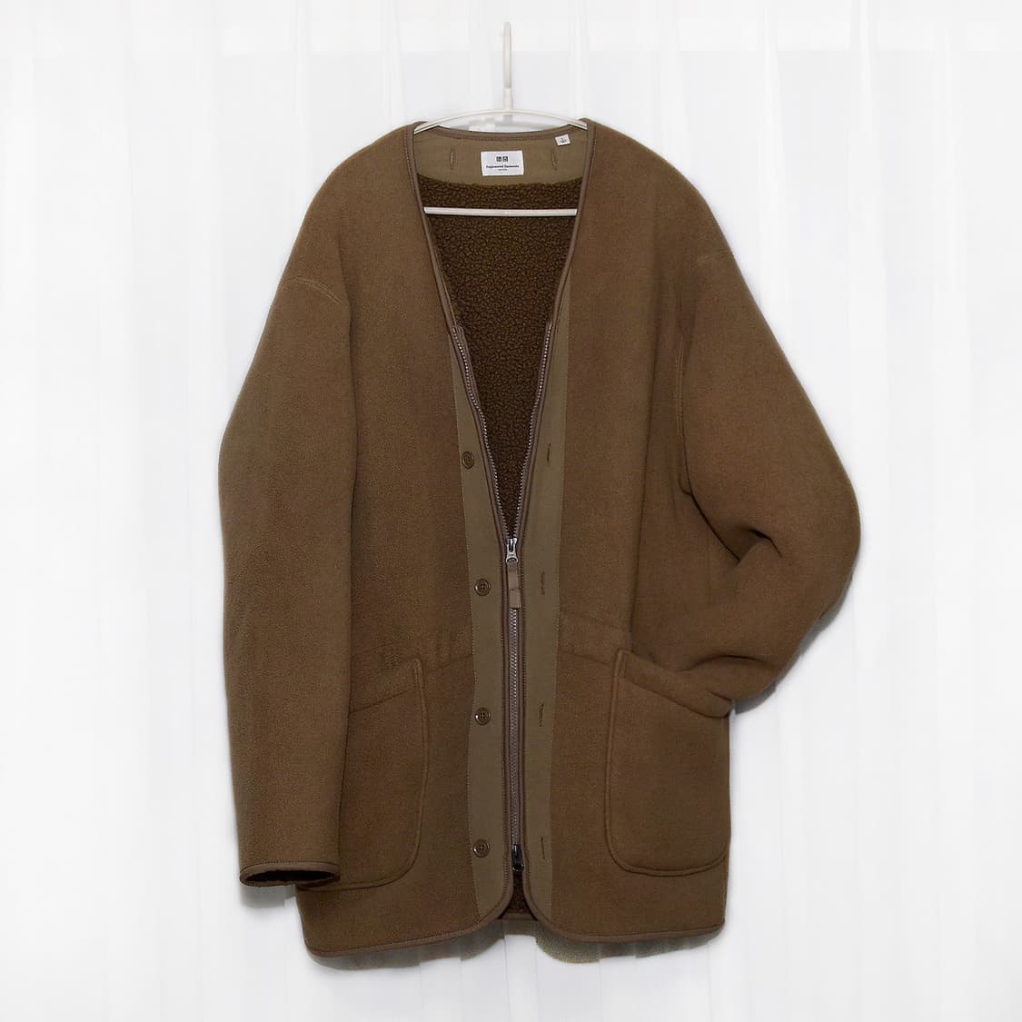 엔지니어드 가먼츠 x 유니클로 논카라 후리스 자켓 (L / 105+) 상품이미지1