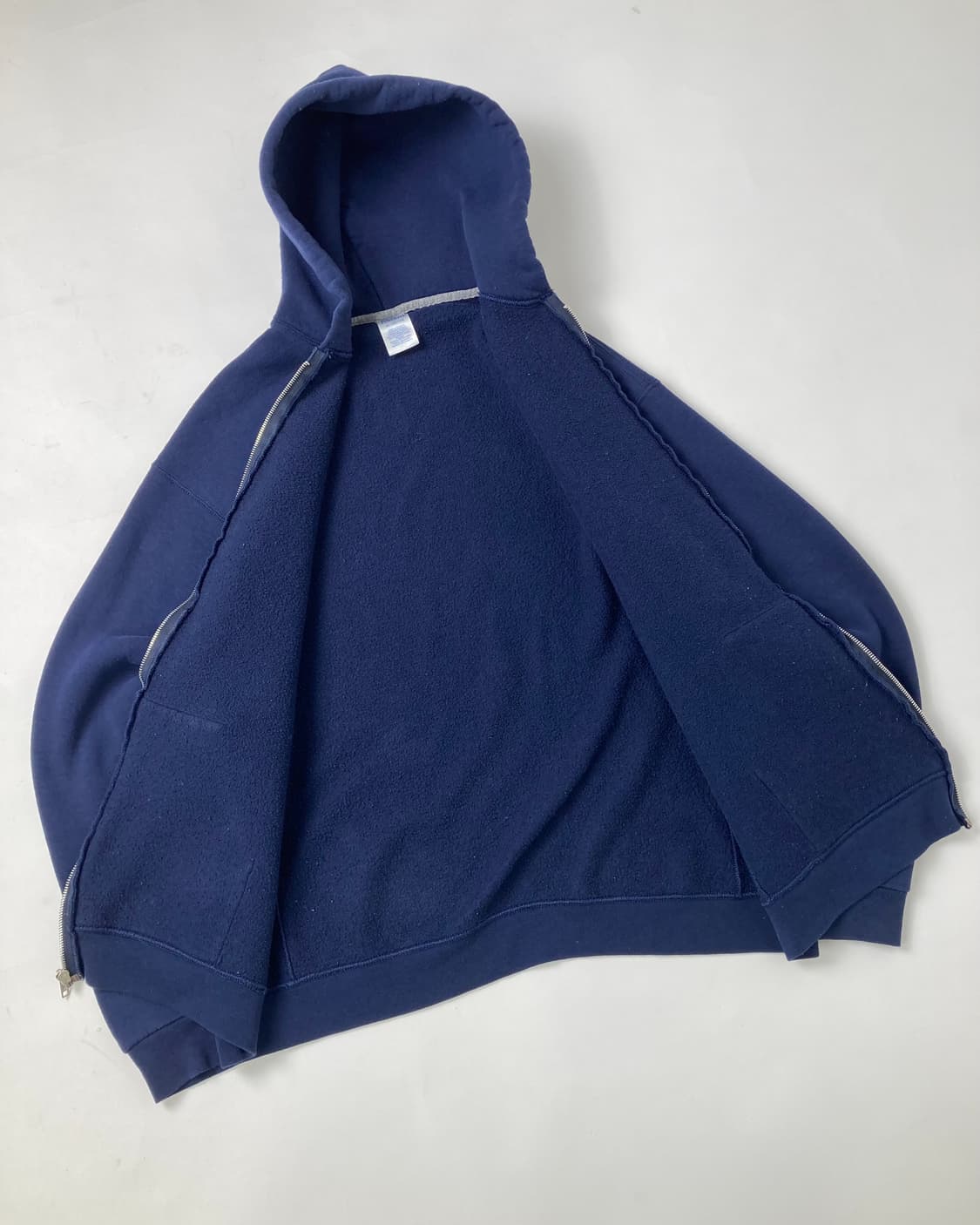 00s Russell Zip Up Hoodie (navy) 상품이미지7