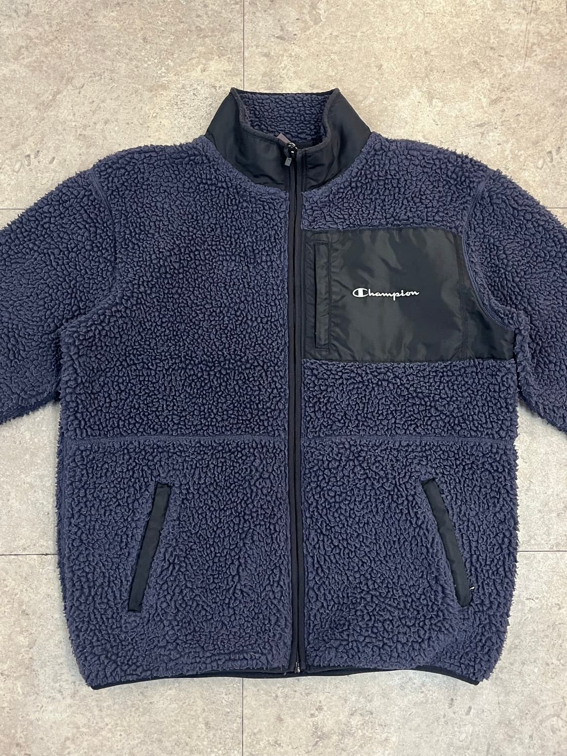 챔피온 플리스 자켓 퍼플 XL #csz3502 상품이미지5