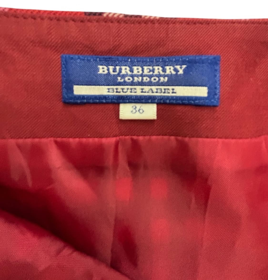 버버리 블루라벨 숏 스커트 36사이즈 상품이미지4