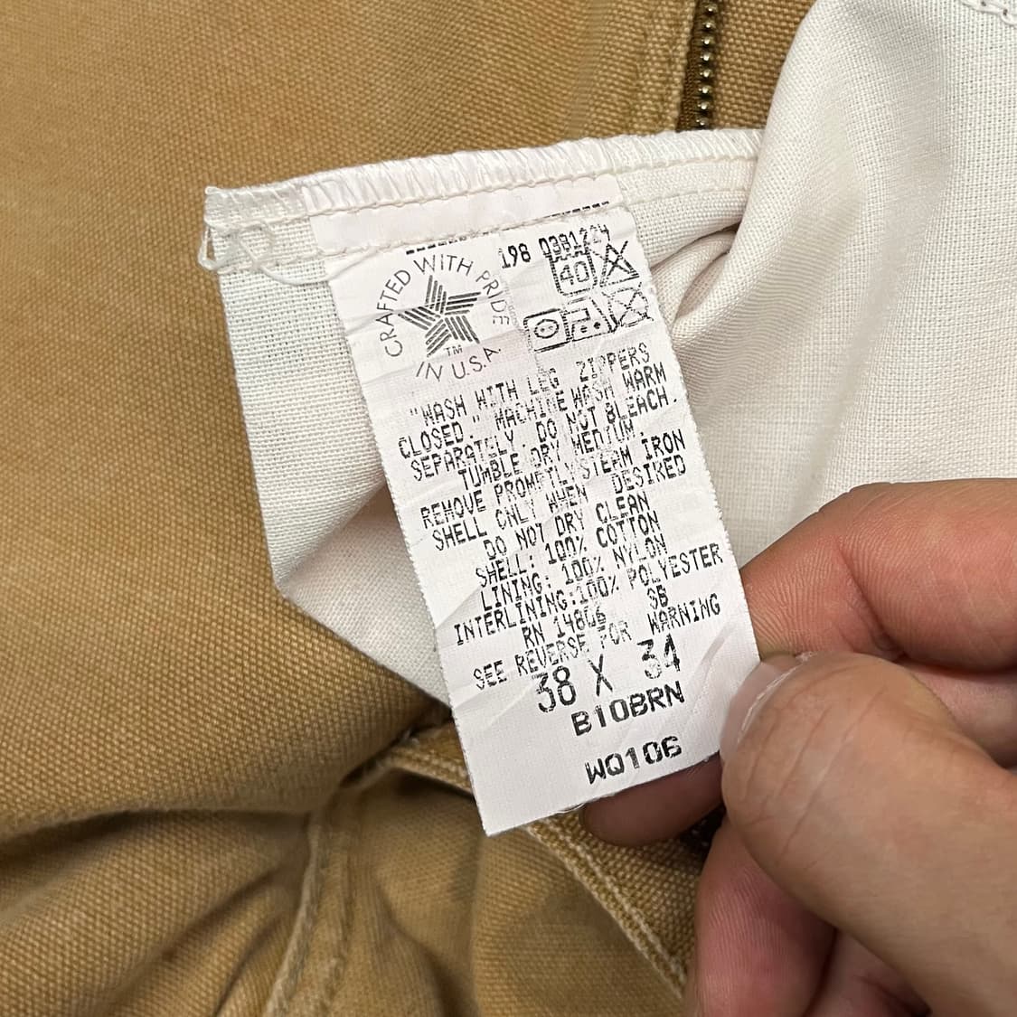 90s USA Carhartt 워크 팬츠 (37“) 상품이미지6