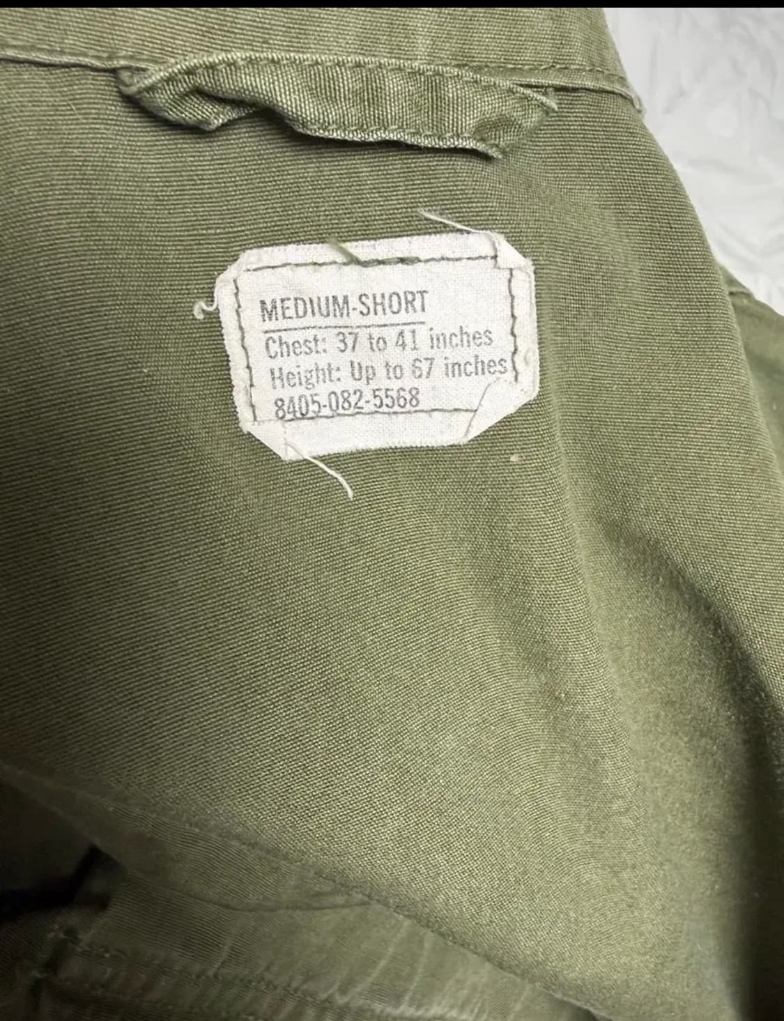 오리지널 정글퍼티그자켓 포플린 미디움 숏 m-s 판매합니다 상품이미지4