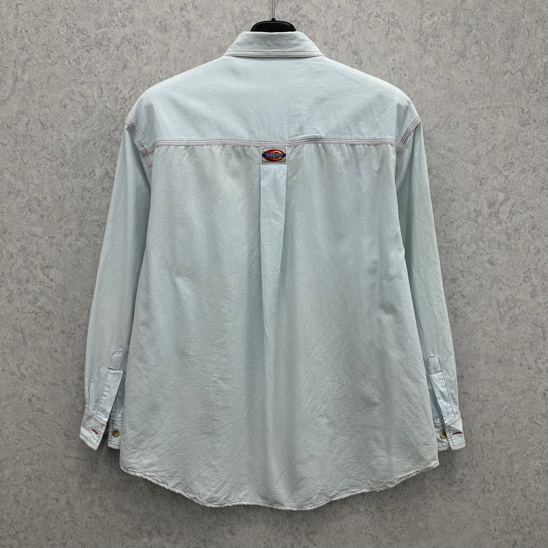 100 유나이티드 워커스 남자 레드 스티치 루즈핏 셔츠 상품이미지2