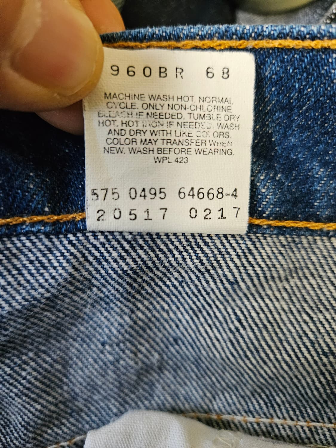 90s levis 517 미제 오렌지탭 리바이스 부츠컷  상품이미지5