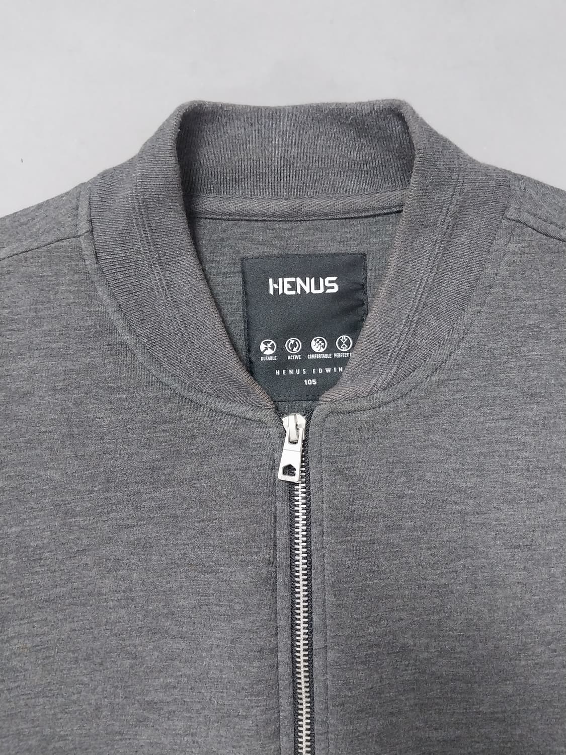 [105] 헨어스 에드윈 MA1 배색 항공 점퍼 블랙 그레이 상품이미지2