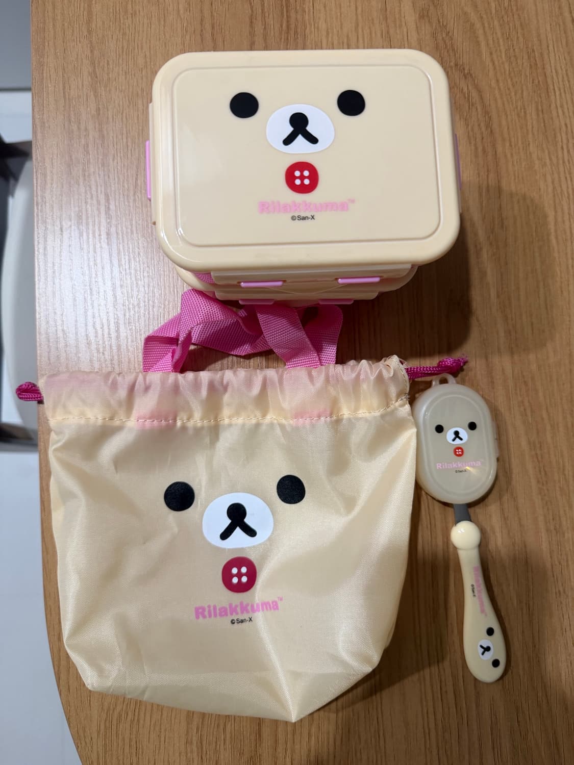 코리락쿠마 도시락통 세트 상품이미지1