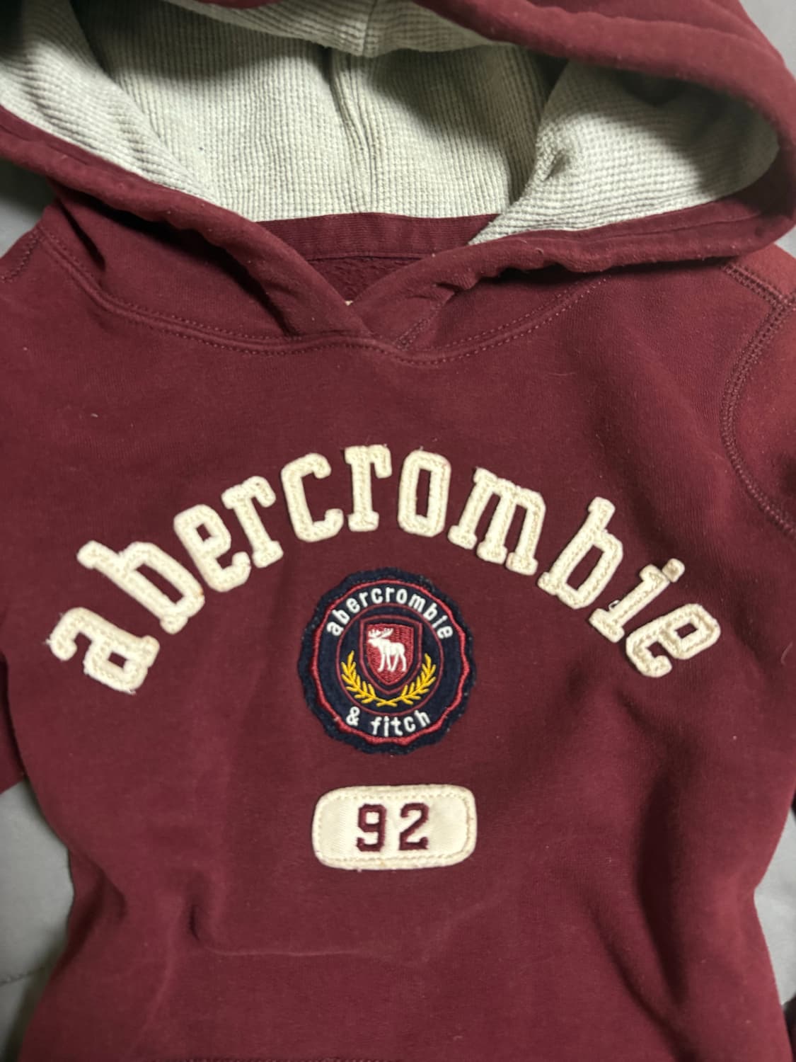 아베크롬비 버건디 키즈 상품이미지2