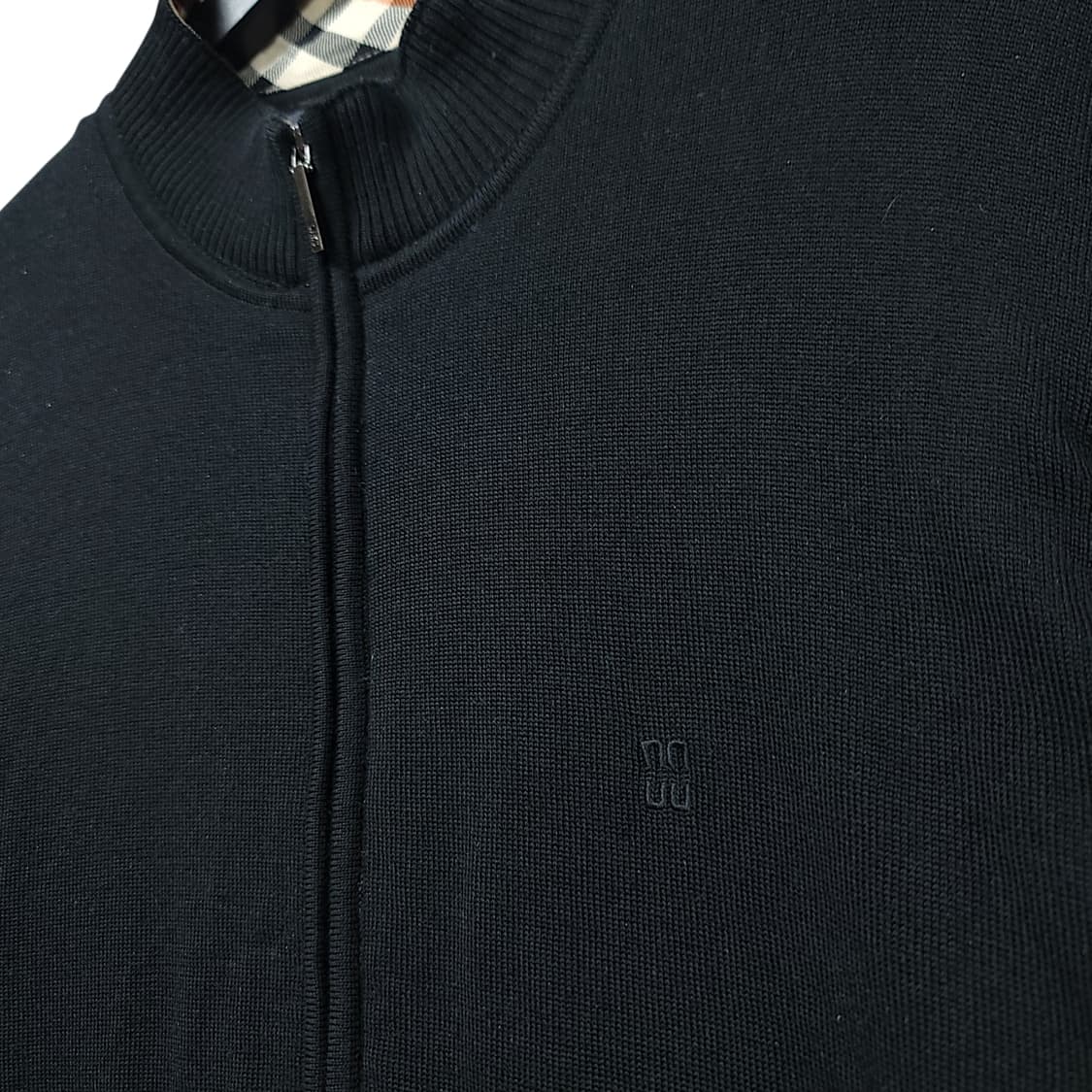 [100] 닥스 골프 블랙 니트 집업 가디건 상품이미지4