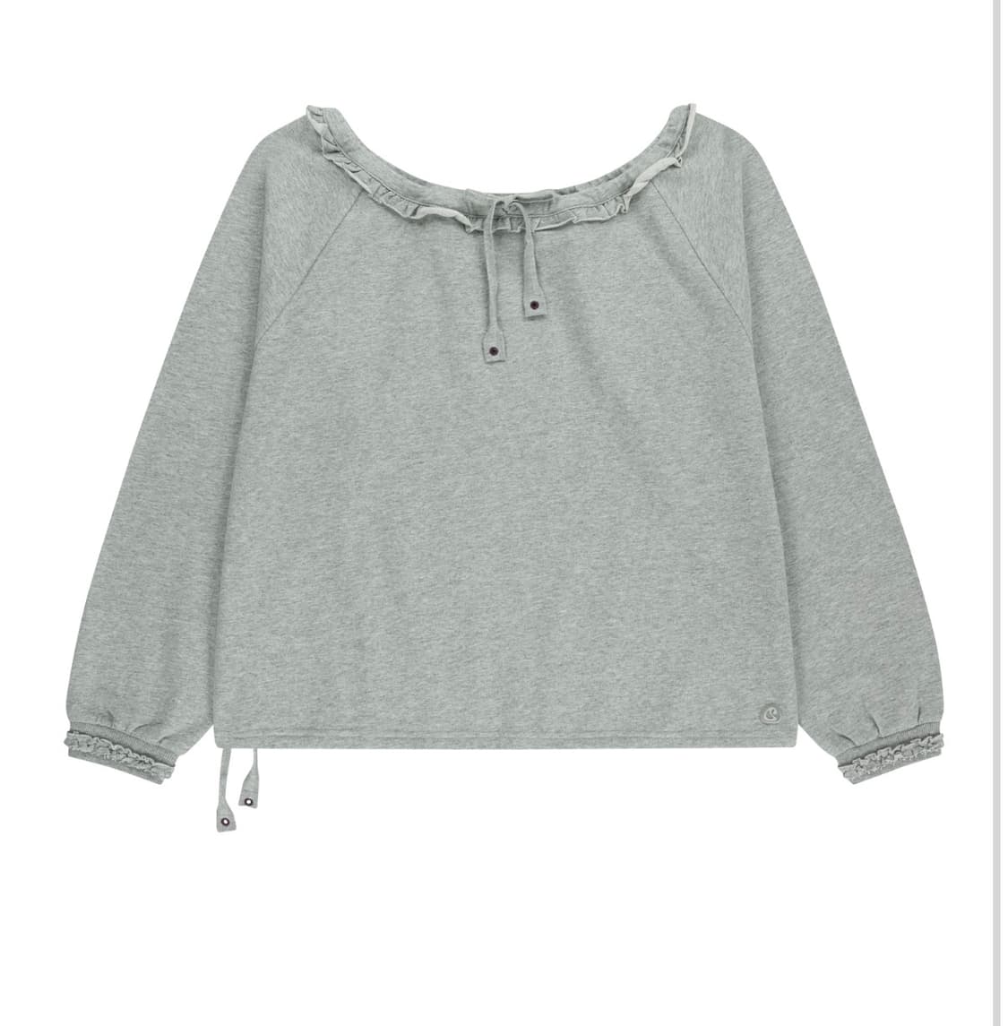 코이세이오 드로우스트링 멜란지그레이 상품이미지1