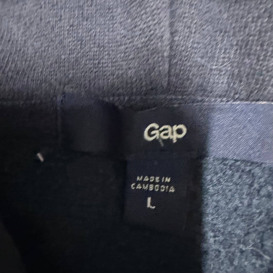 갭 네이비 후드집업 L 상품이미지3