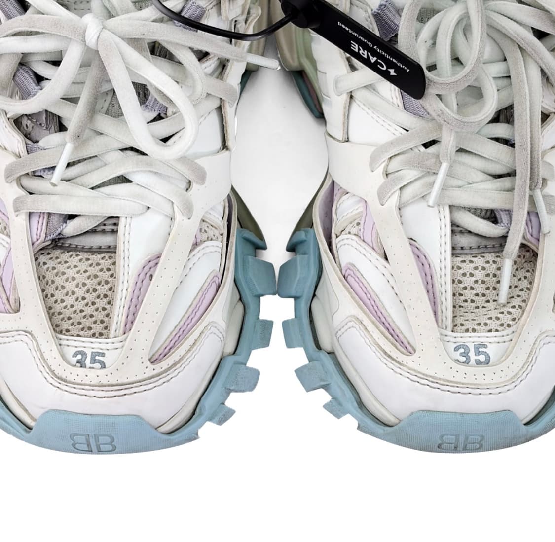 [35] 발렌시아가 여성 트랙 스니커즈 신발 화이트 파스텔 상품이미지7