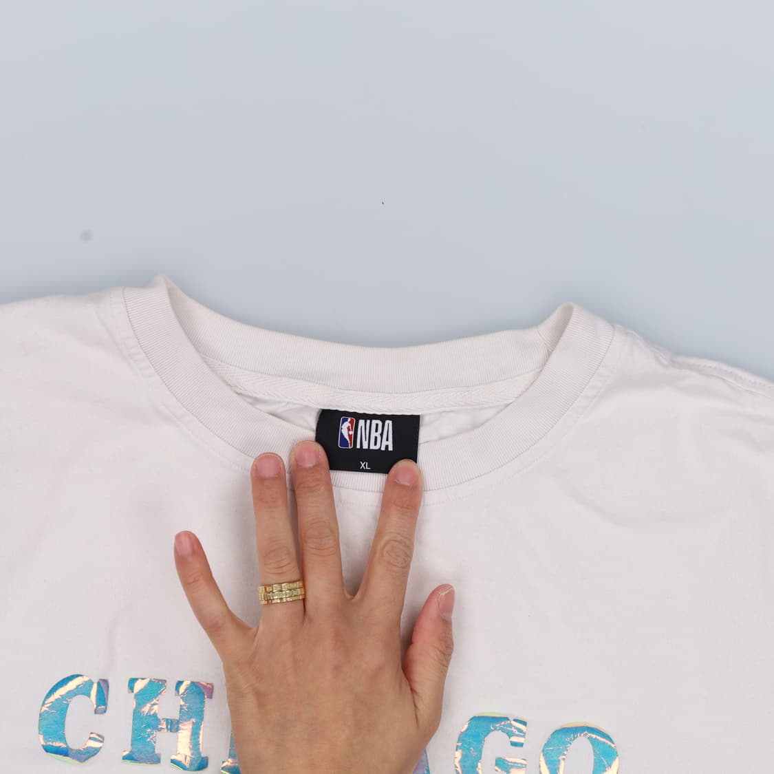 XL NBA 시카고불스 프린팅 반팔 0408H1 상품이미지3