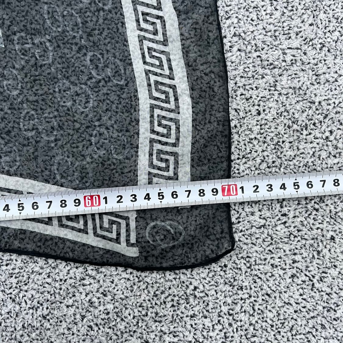 실측확인 고급 실크 스카프 0403M 상품이미지6