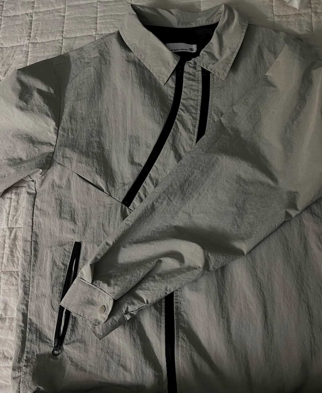 산산기어 코치자켓 그레이 1사이즈 상품이미지2