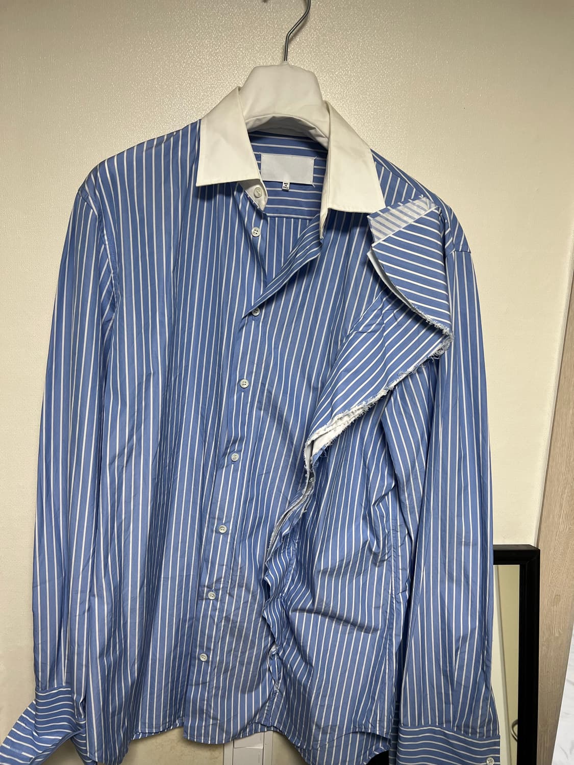 마르지엘라 컷오프 레이어링 셔츠 상품이미지3