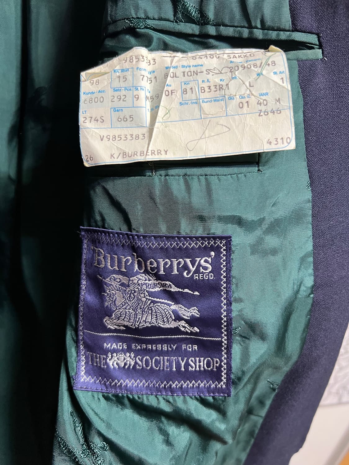 버버리 더블 브레스티드 블레이저 상품이미지4