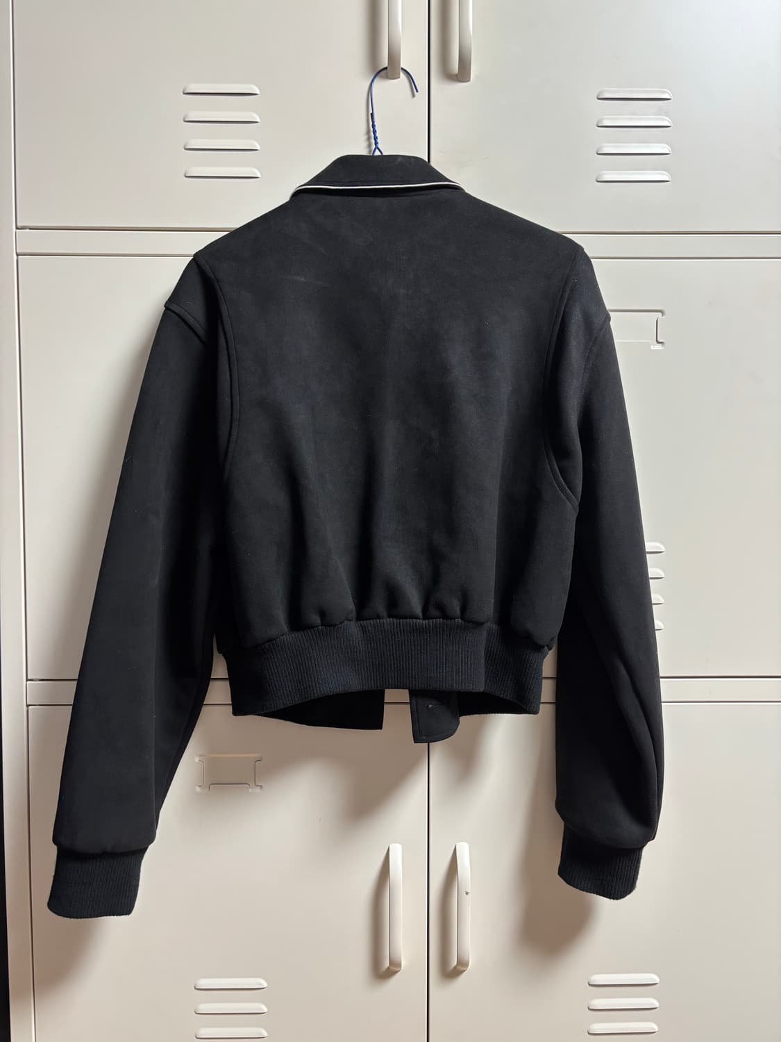 블랙 포우 스웨이드 점퍼 상품이미지2