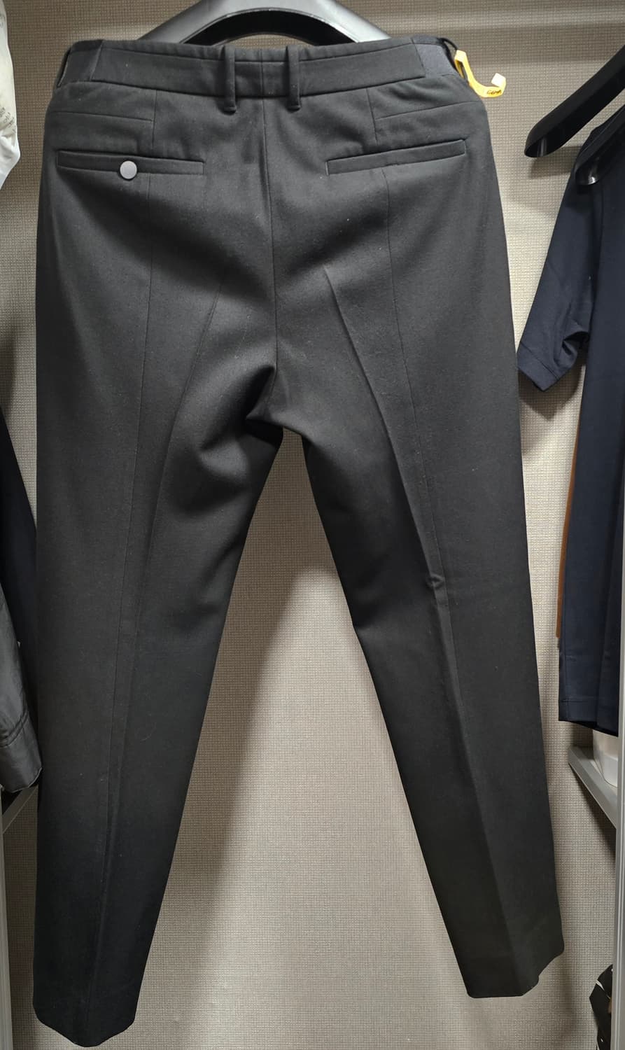 타임옴므 슬림스트레이트 밴딩 슬랙스 / 블랙  / 82(32) 상품이미지2