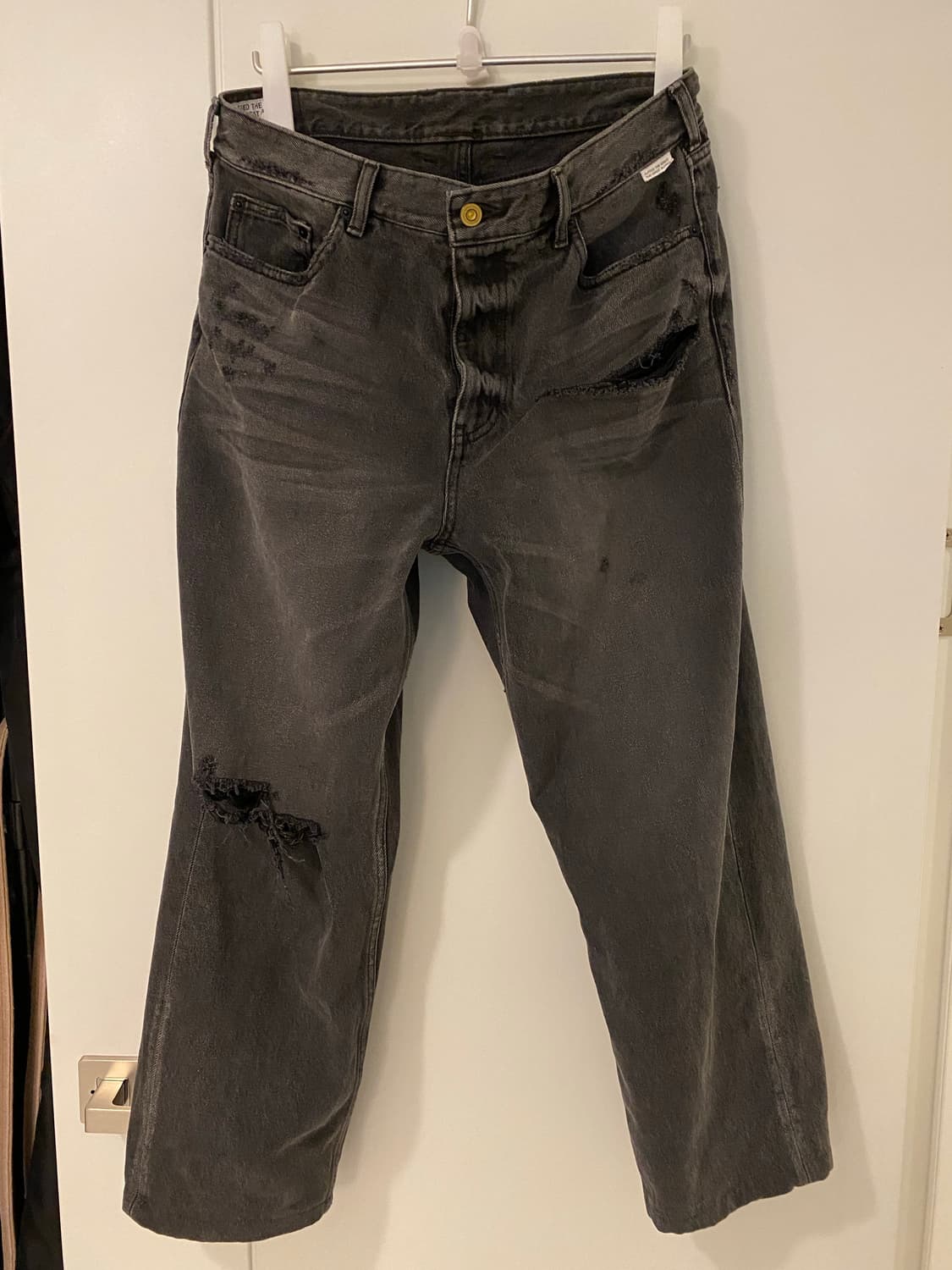 [M]알프레드 블랙 빈티지 데님 상품이미지1