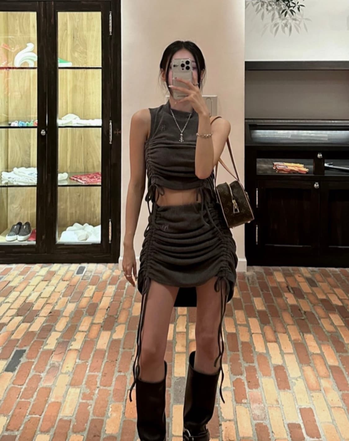 카키포인트 셔링 셋업  상품이미지5