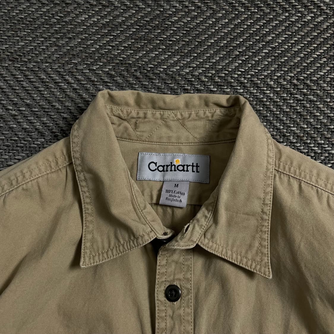 칼하트 포켓 패치 로고 박시핏 워크 셔츠 o 4082 상품이미지4