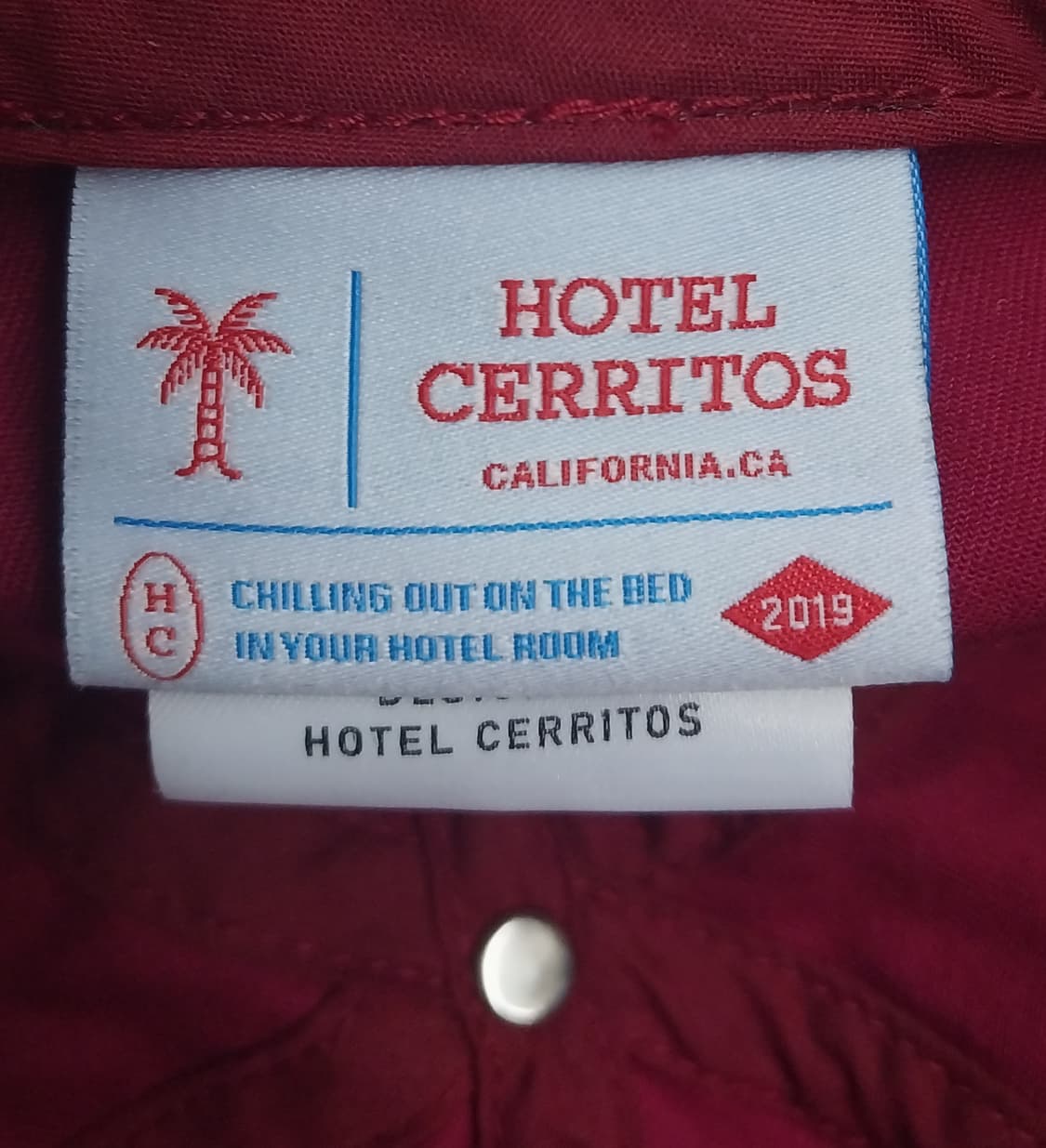 호텔 세리토스 HC 버건디 볼캡 상품이미지7