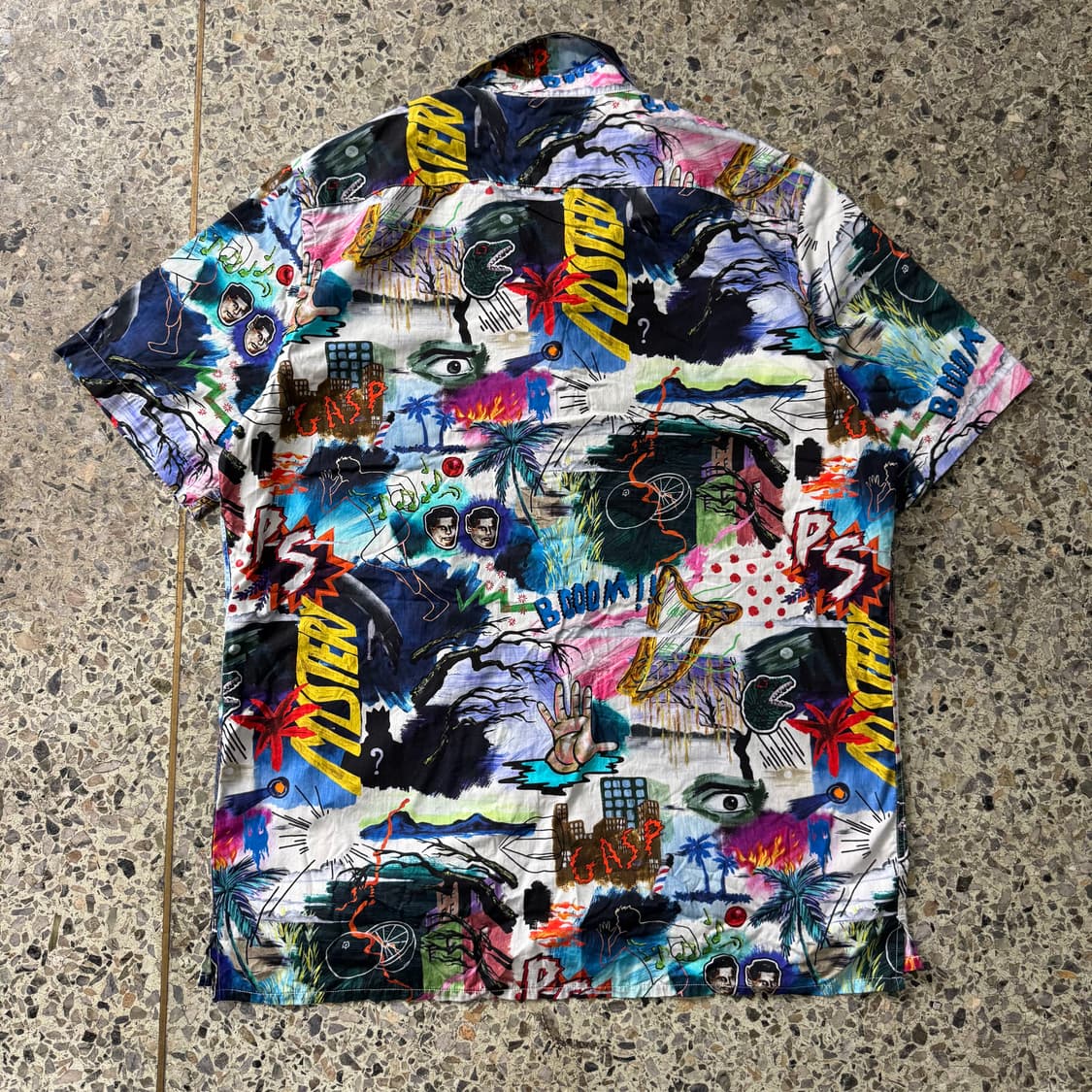 [M~L] Paul Smith 폴스미스 패턴 반팔 셔츠 상품이미지2