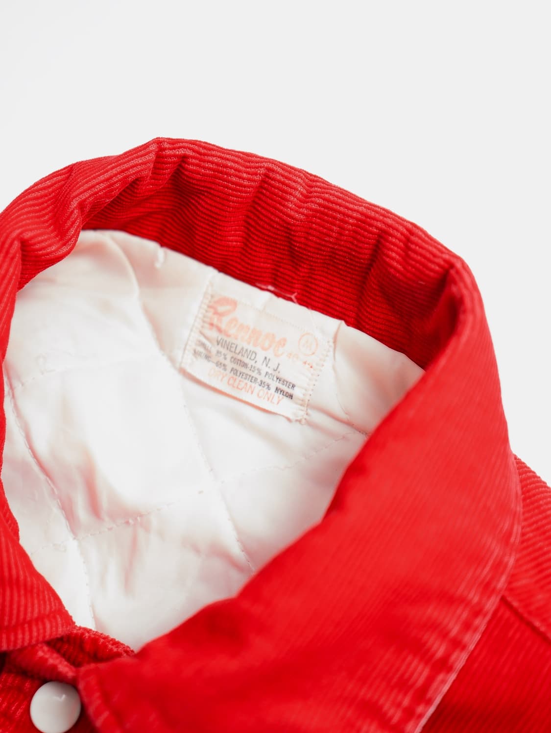 80’s Rennoc Corduroy Varsity Jacket 상품이미지4